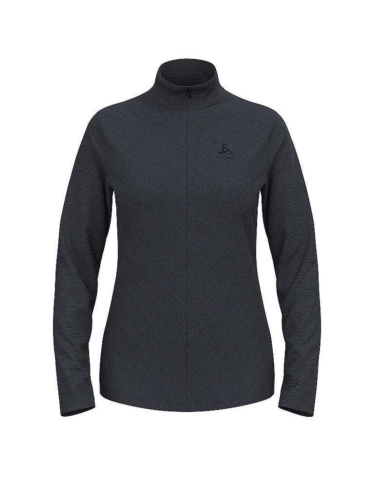 Odlo Damen Unterzieh Zipshirt Roy dunkelblau