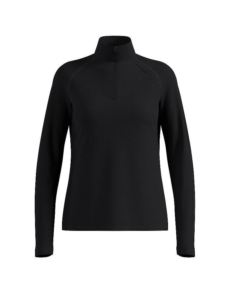 Odlo Damen Unterzieh Zipshirt Essential Warm schwarz