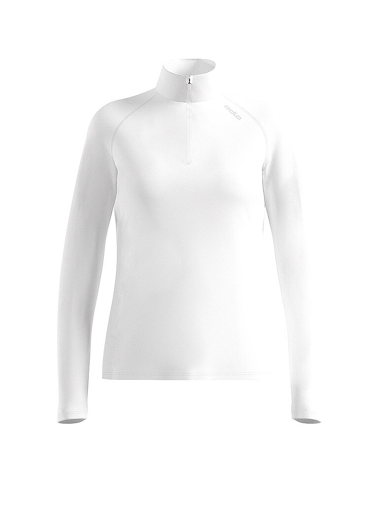 ODLO Damen Unterzieh Zipshirt Essential Warm weiss | L