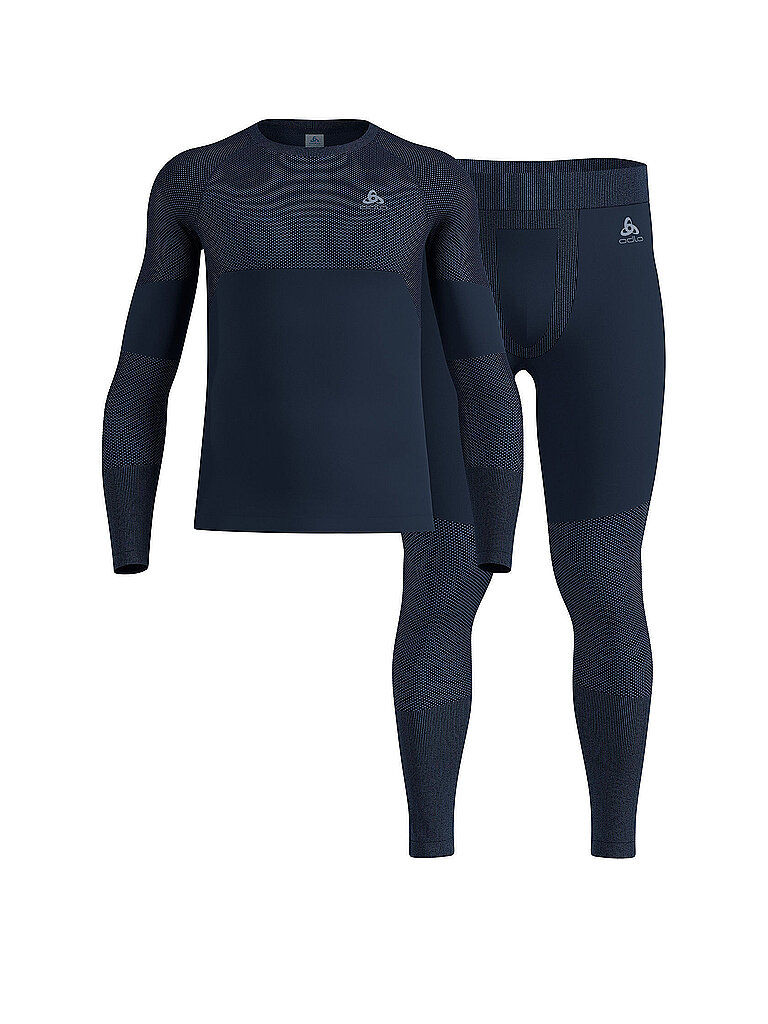 ODLO Herren Unterzieh Set Long Fundamentals Performance dunkelblau | L