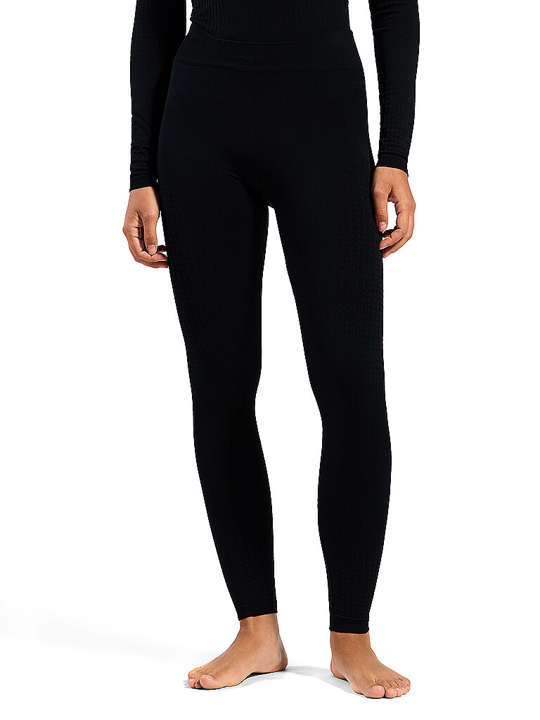 ODLO Damen TIght Performance Warm schwarz | XS