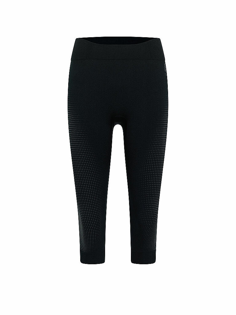 ODLO | Damen 3/4 Funktionshose PERFORMANCE WARM ECO | schwarz