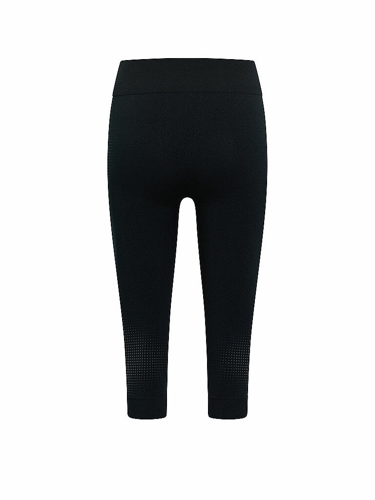ODLO | Damen 3/4 Funktionshose PERFORMANCE WARM ECO | schwarz