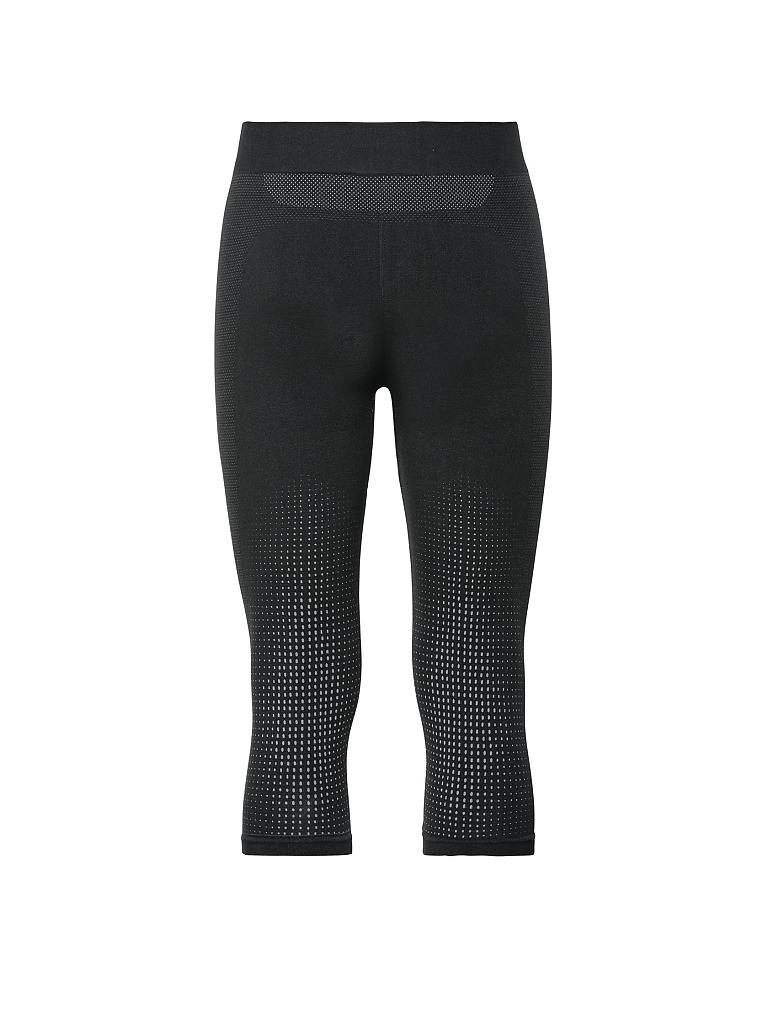 ODLO | Damen 3/4 Funktionstight Blackcomb Evolution Warm | schwarz