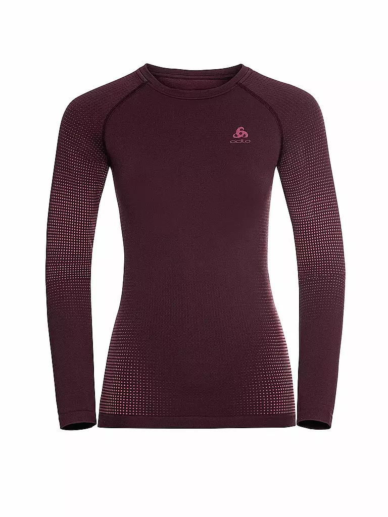 ODLO | Damen Funktionsshirt WARM ECO Baselayer | rot