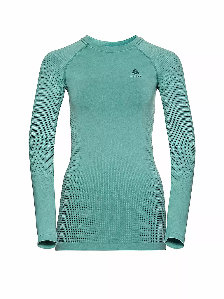 ODLO | Damen Funktionsshirt WARM ECO Baselayer | petrol