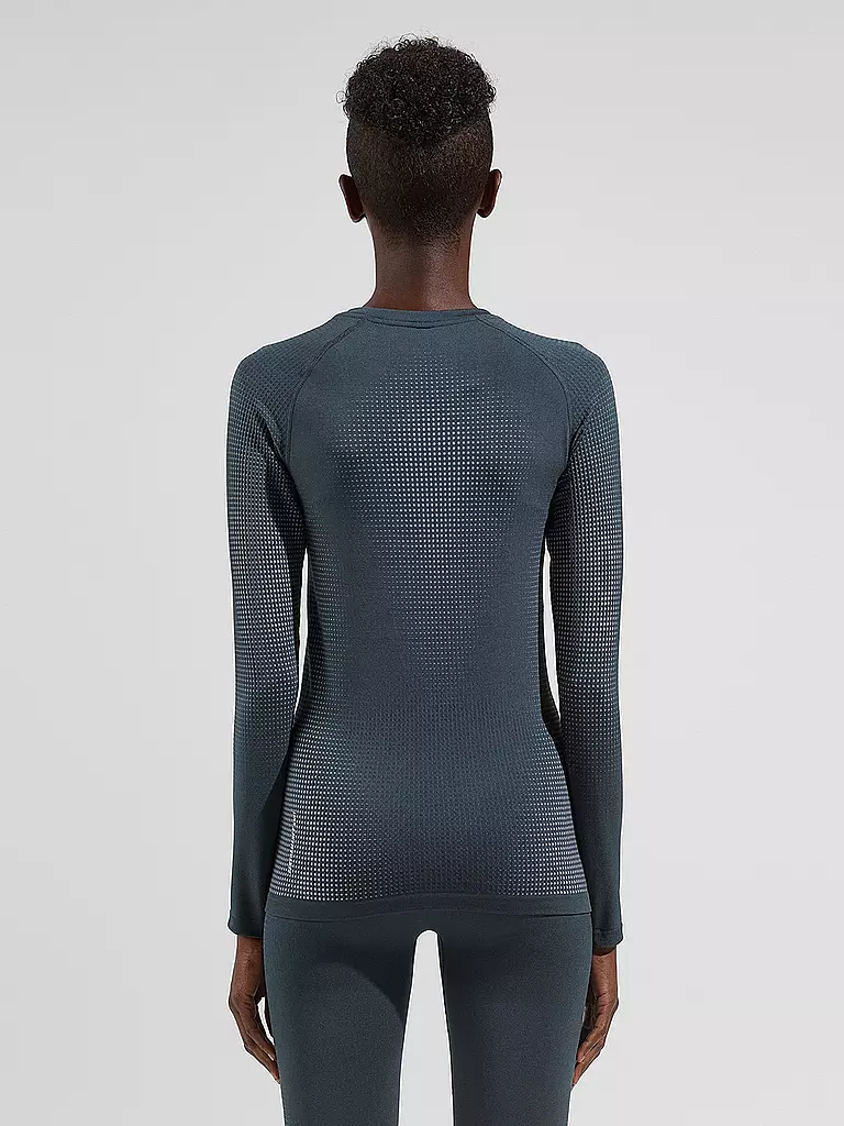 ODLO | Damen Funktionsshirt WARM ECO Baselayer | dunkelblau