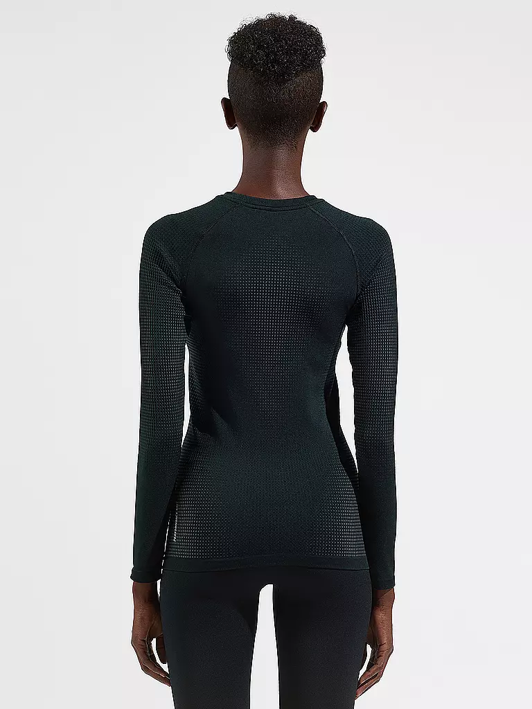 ODLO | Damen Funktionsshirt WARM ECO Baselayer | schwarz