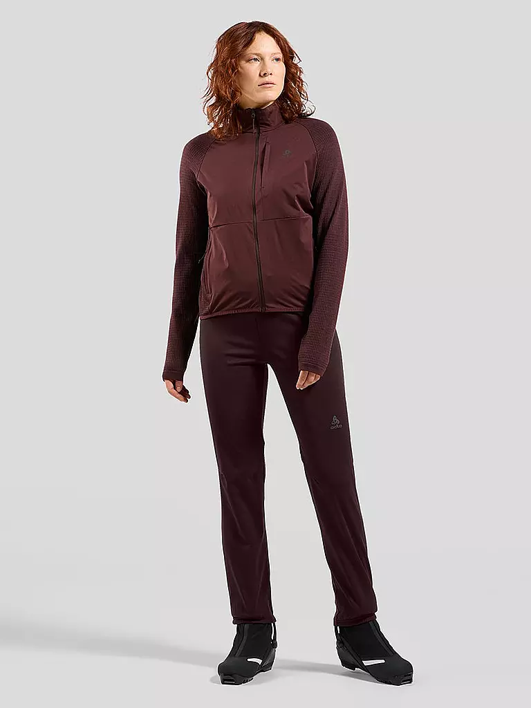 ODLO | Damen Langlaufhose Brensholmen  | beere