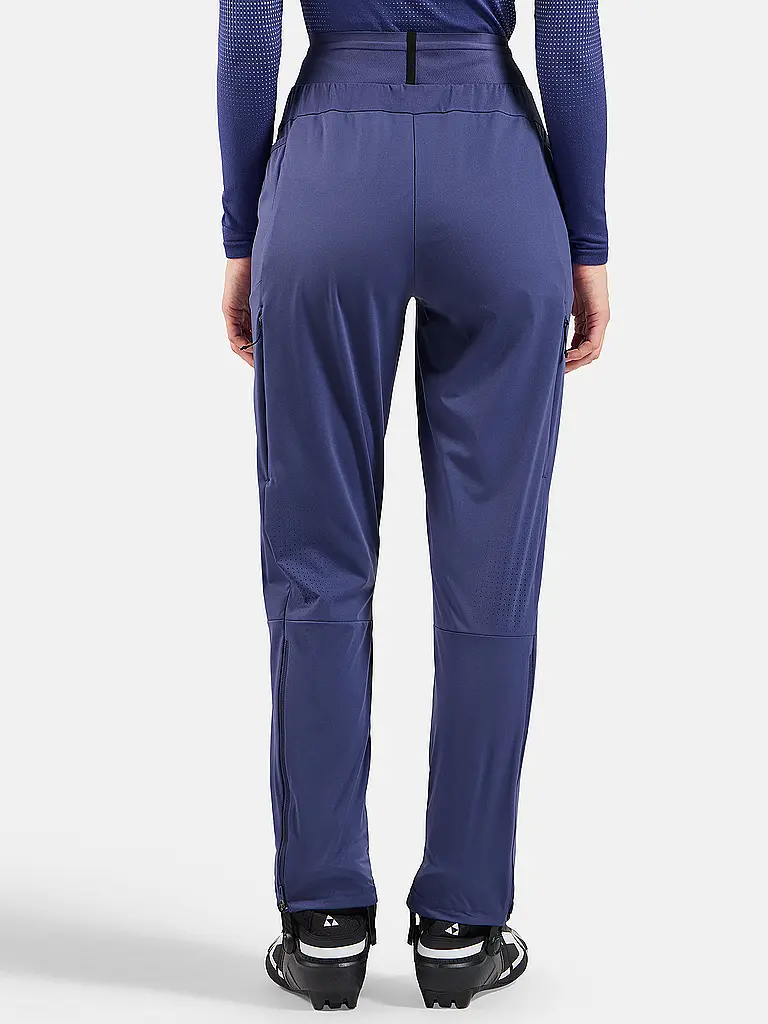 ODLO | Damen Langlaufhose Zeroweight Pro Windproof Warm | lila