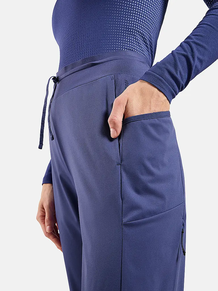 ODLO | Damen Langlaufhose Zeroweight Pro Windproof Warm | lila