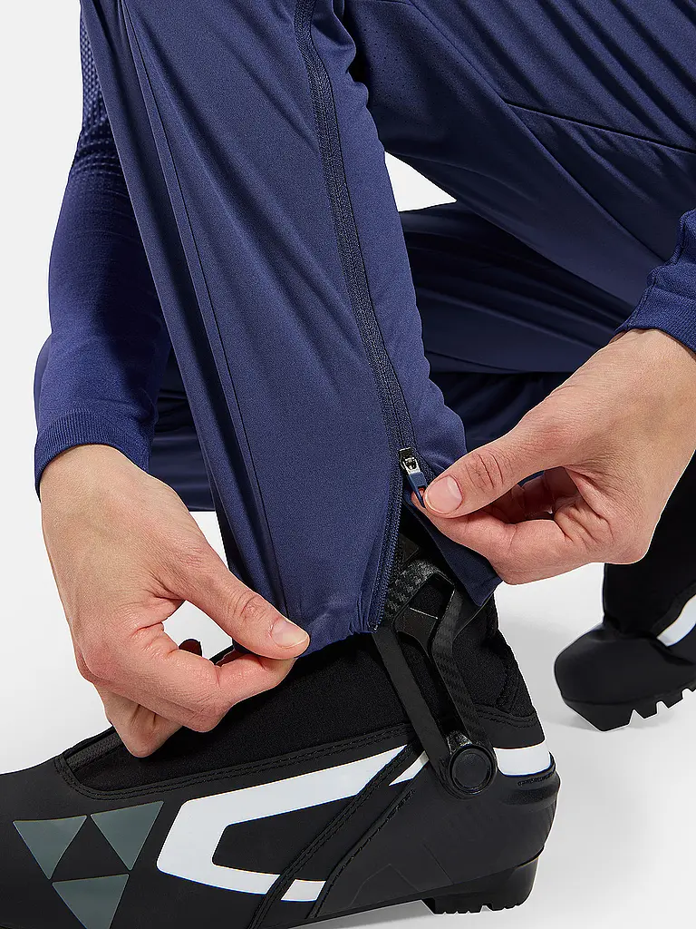 ODLO | Damen Langlaufhose Zeroweight Pro Windproof Warm | lila