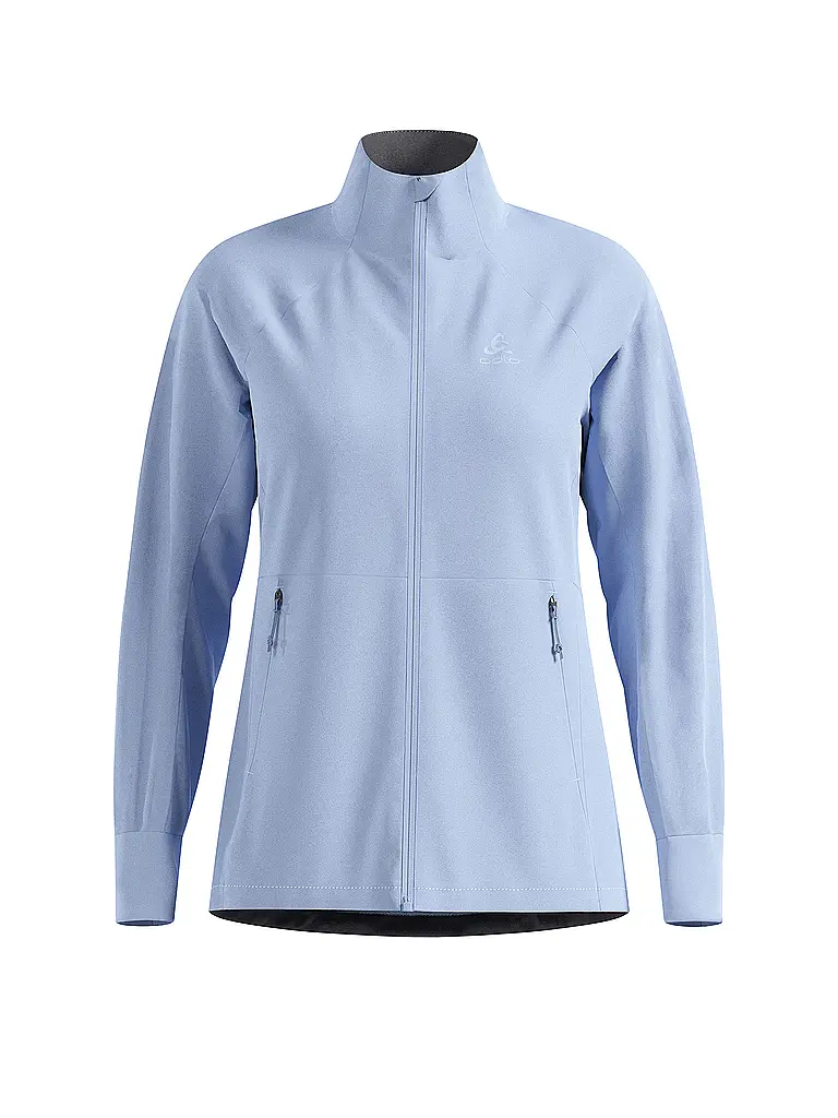 ODLO | Damen Langlaufjacke Essential Warm | hellblau