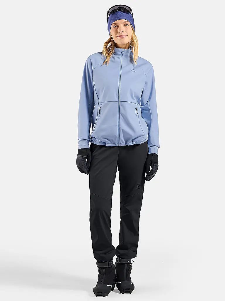 ODLO | Damen Langlaufjacke Essential Warm | hellblau