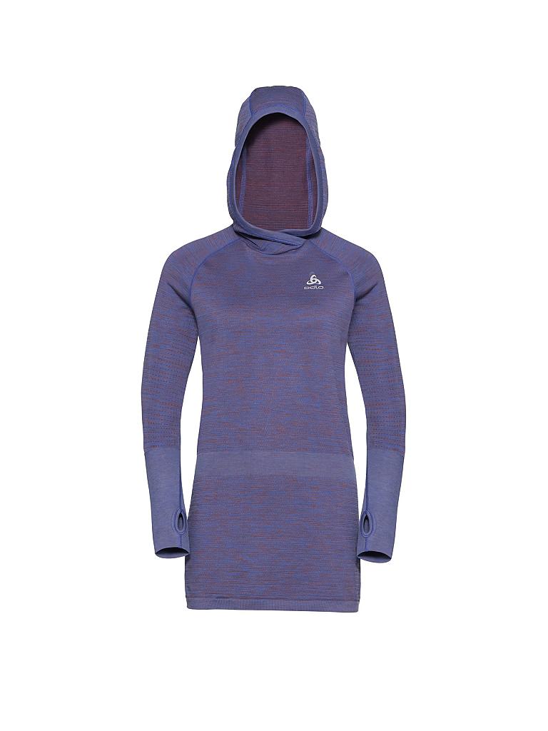 ODLO | Damen Laufhoodie Millennium Yakwarm | blau