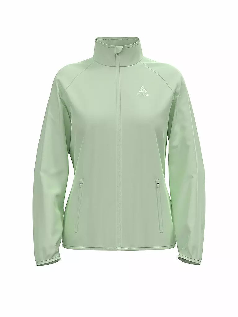 ODLO | Damen Laufjacke Essential Light | hellgrün