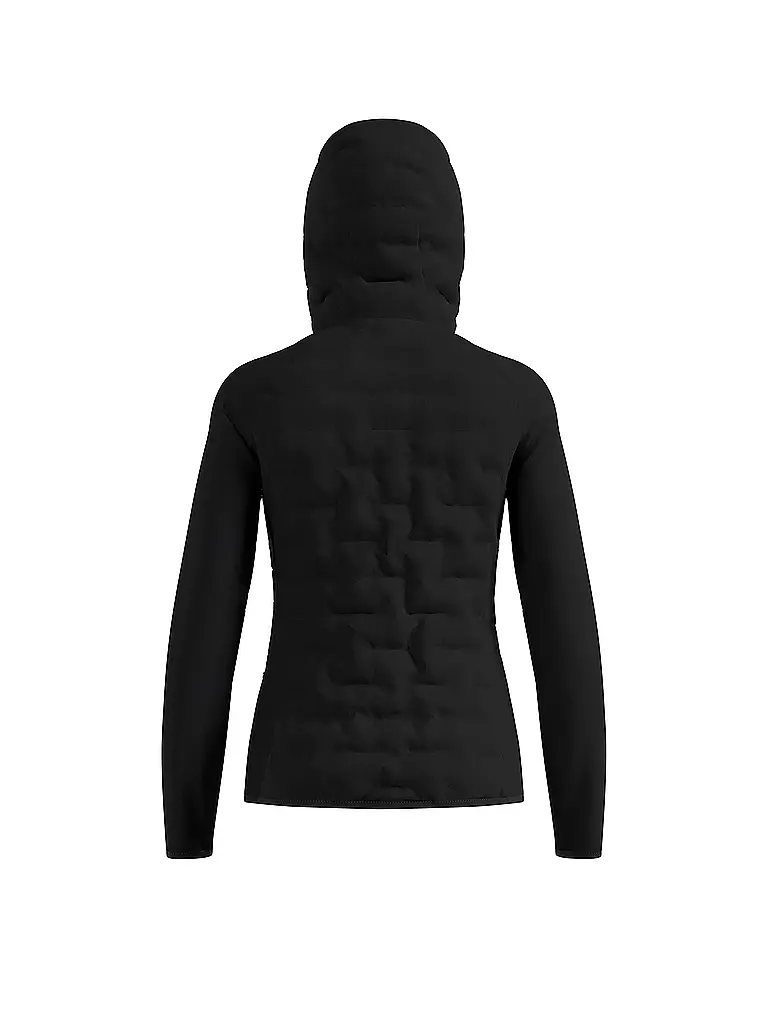 ODLO | Damen Laufjacke Zeroweight Insulator Hybrid Hoodie | schwarz