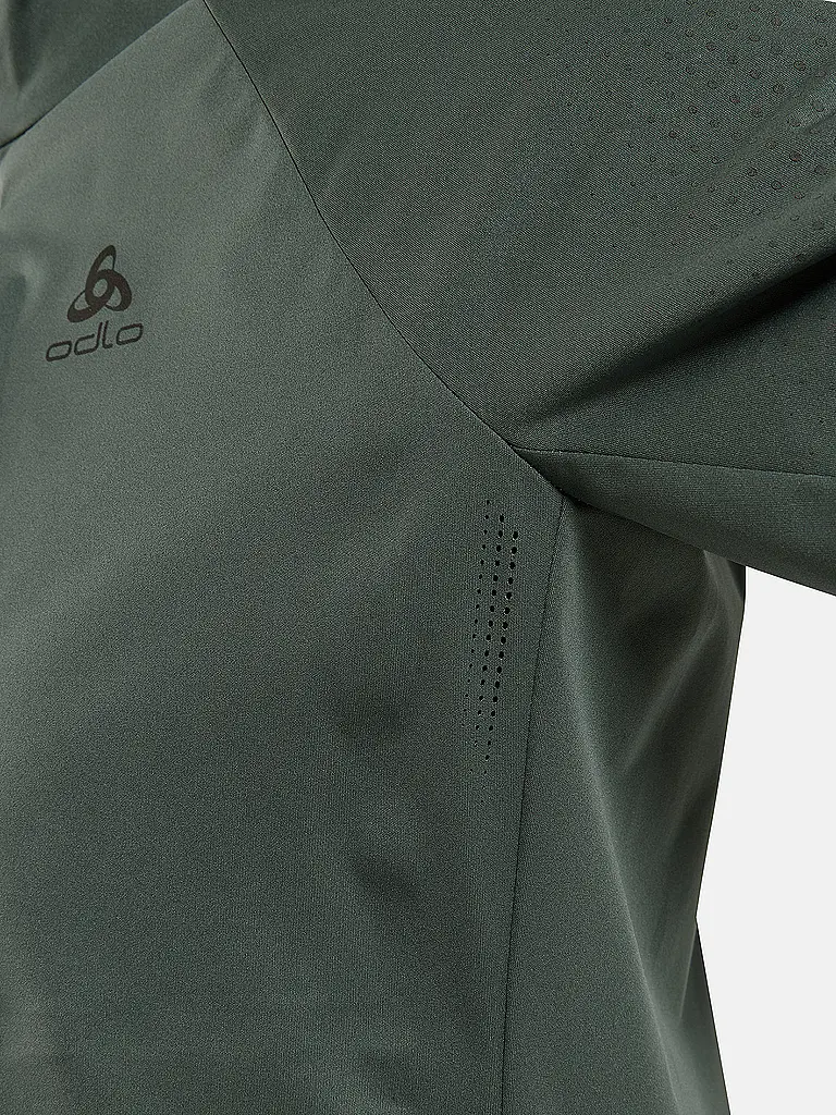 ODLO | Damen Laufjacke Zeroweight Pro Warm Reflective | dunkelgrün