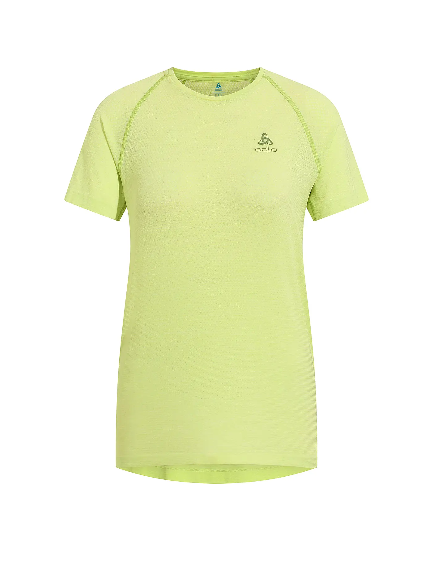 ODLO | Damen Laufshirt Essentials Seamless | gelb