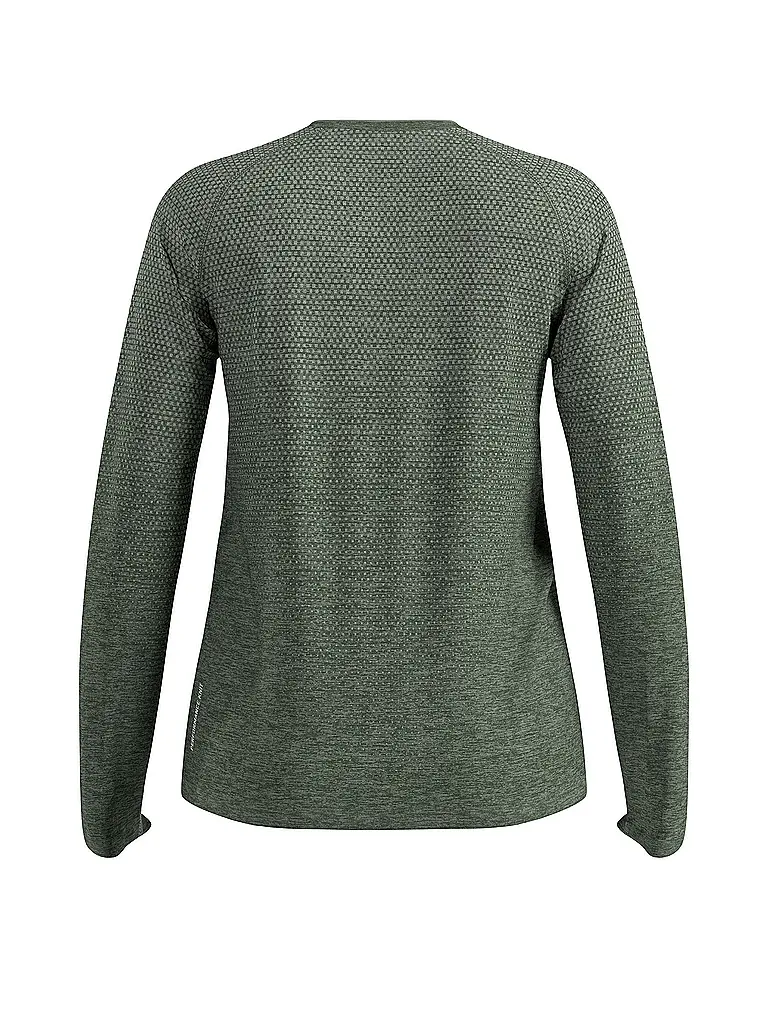 ODLO | Damen Laufshirt Essentials Seamless | Olive