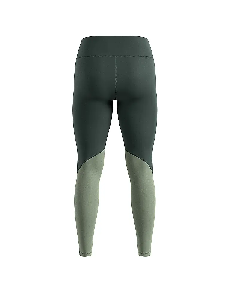ODLO | Damen Lauftight Essential Thermal | dunkelgrün