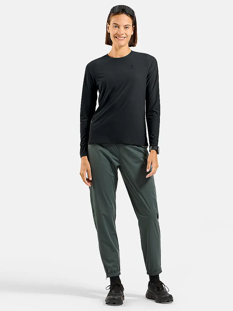 ODLO | Damen Lauftight Zeroweight Warm 2.0 | dunkelgrün