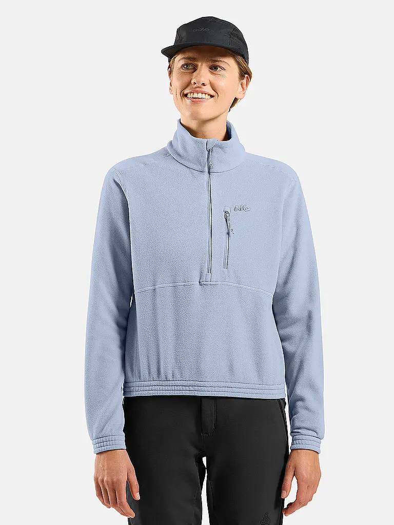ODLO | Damen Pullover Classic HalfZip | hellblau