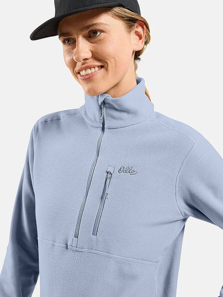 ODLO | Damen Pullover Classic HalfZip | hellblau
