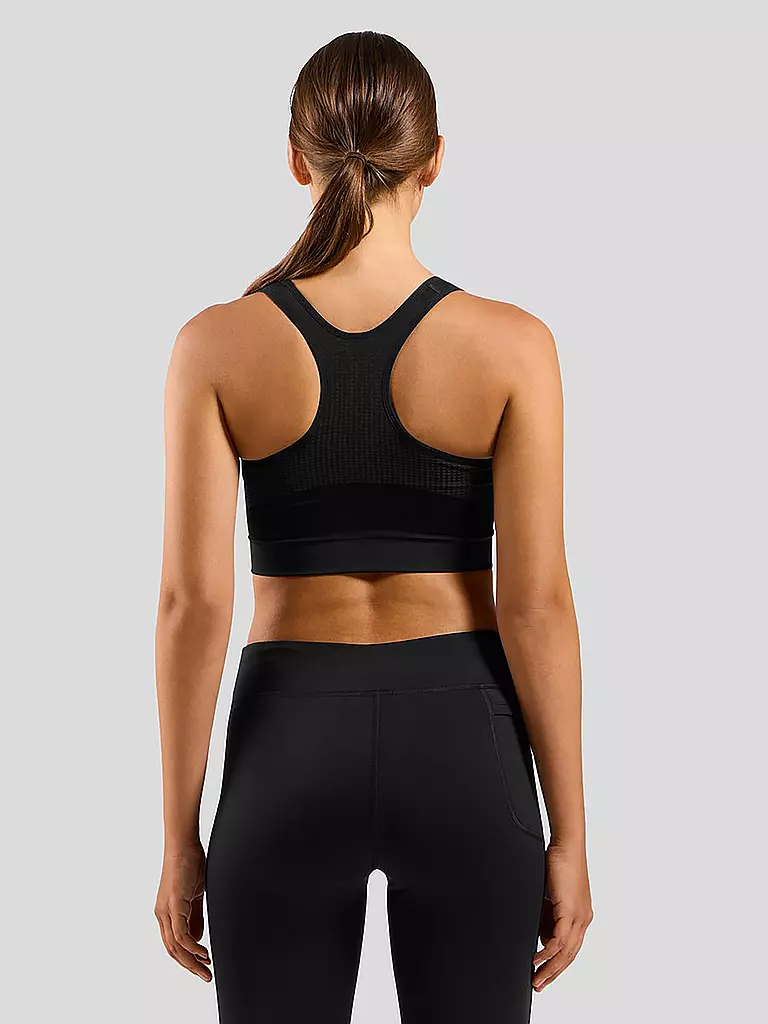 ODLO | Damen Sport-BH Seamless High Support | schwarz