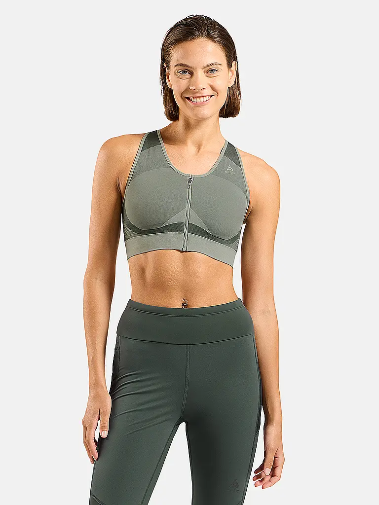 ODLO | Damen Sport-BH Seamless High Support | olive