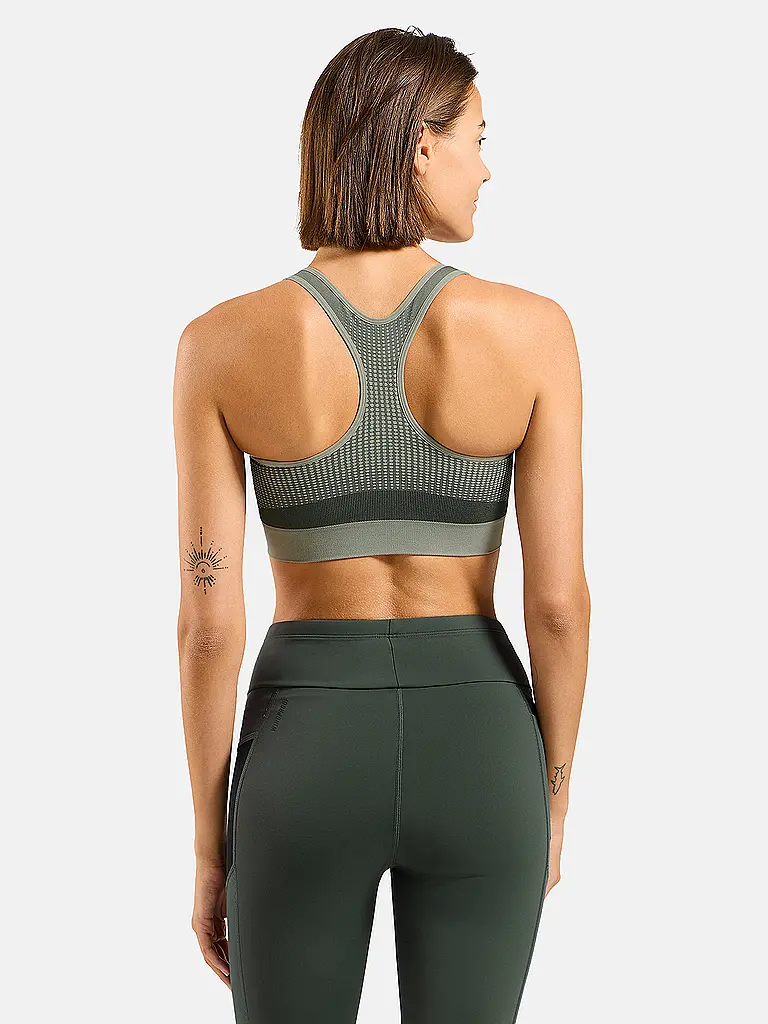 ODLO | Damen Sport-BH Seamless High Support | olive