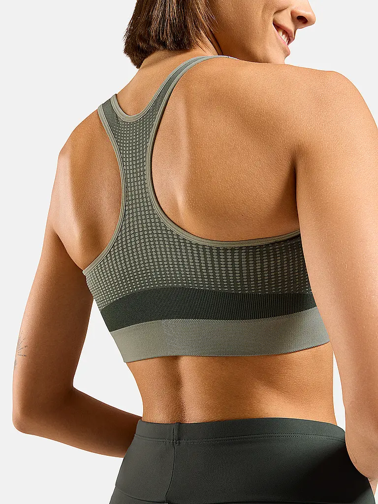 ODLO | Damen Sport-BH Seamless High Support | olive