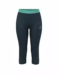ODLO | Damen Unterzieh Hose Revelstoke Performance Wool 150 3/4 | Blau