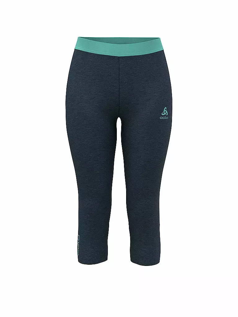 ODLO | Damen Unterzieh Hose Revelstoke Performance Wool 150 3/4 | blau