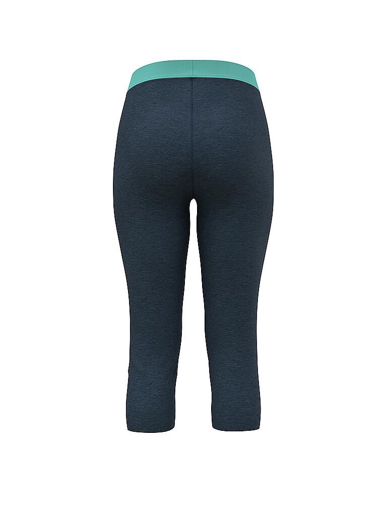 ODLO | Damen Unterzieh Hose Revelstoke Performance Wool 150 3/4 | blau