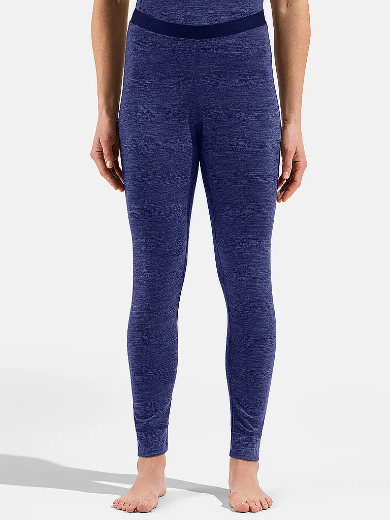 ODLO | Damen Unterzieh Tight Natural Merino 200 | blau
