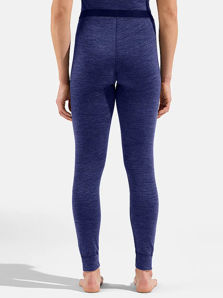 ODLO | Damen Unterzieh Tight Natural Merino 200 | blau