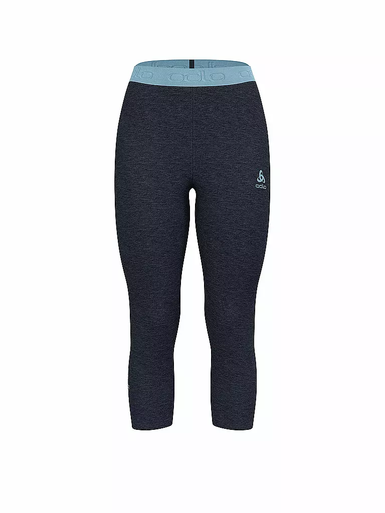ODLO | Damen Unterzieh Tight Revelstoke Performance Wool Warm 3/4 | dunkelblau