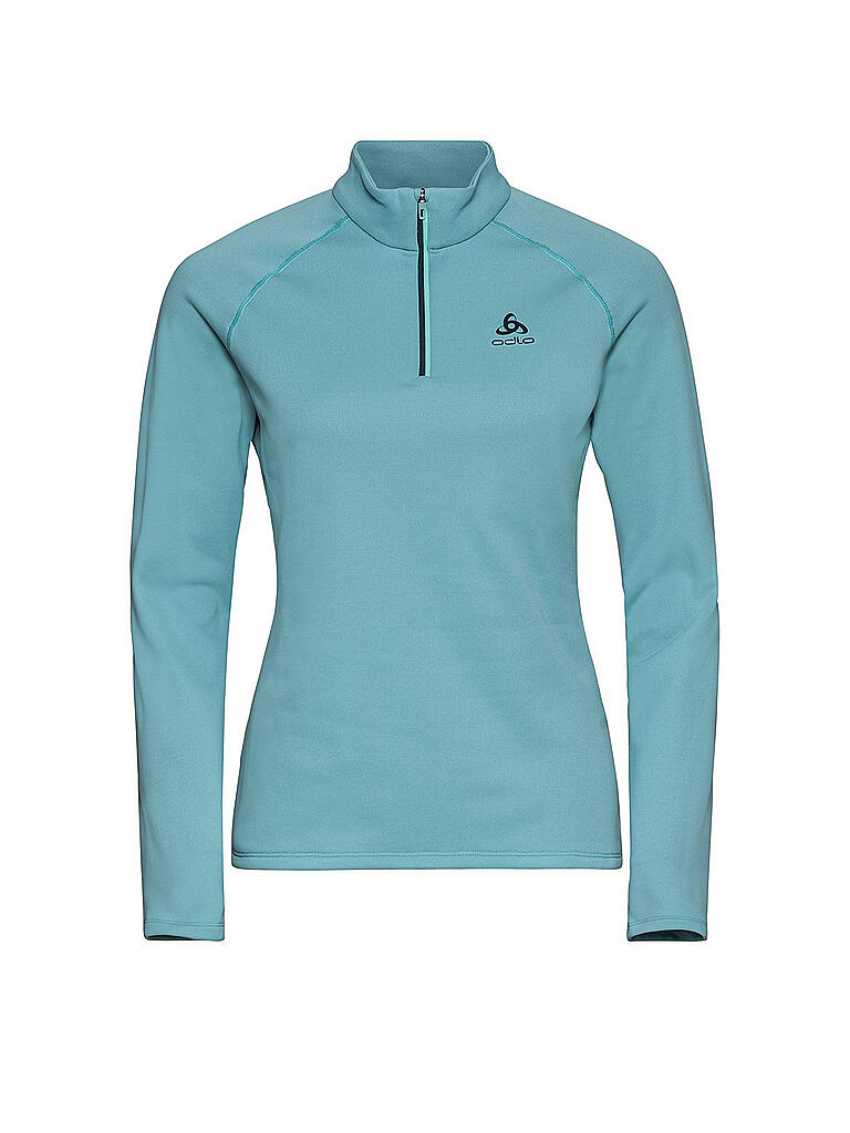 ODLO | Damen Unterzieh Zipshirt Besso Mid Layer | tuerkis