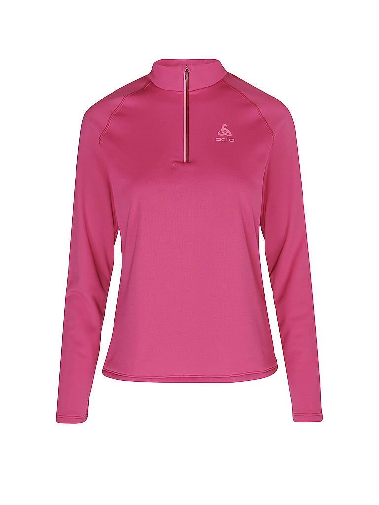ODLO | Damen Unterzieh Zipshirt Besso Mid Layer | beere