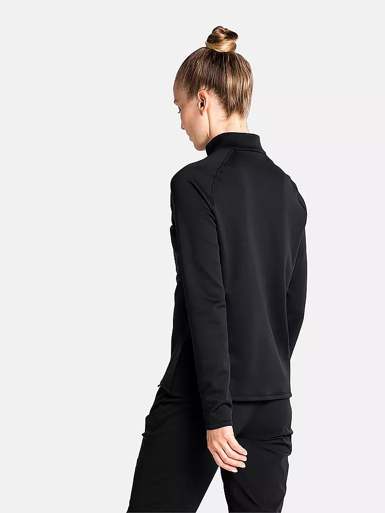 ODLO | Damen Unterzieh Zipshirt Besso Mid Layer | schwarz