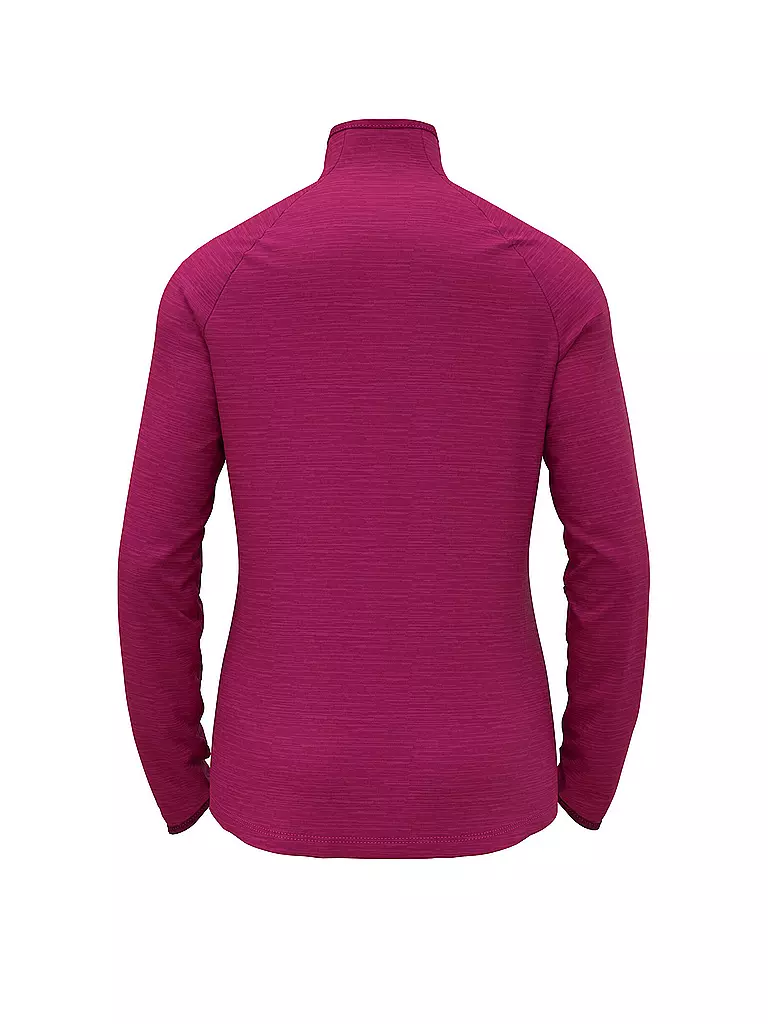 ODLO | Damen Unterzieh Zipshirt Run Easy Mid Layer | petrol