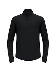 ODLO | Damen Unterzieh Zipshirt Zeroweight Warm | schwarz