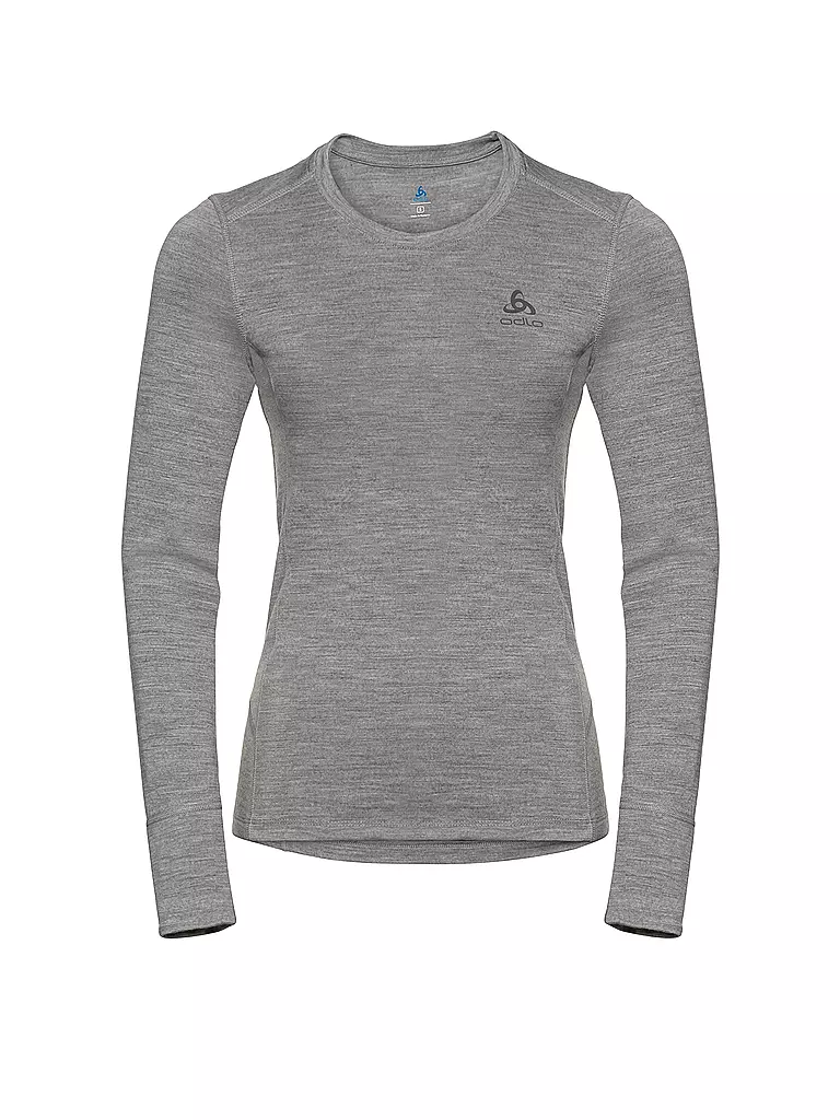 ODLO | Damen Unterziehshirt Natural 100% Merino Warm | grau