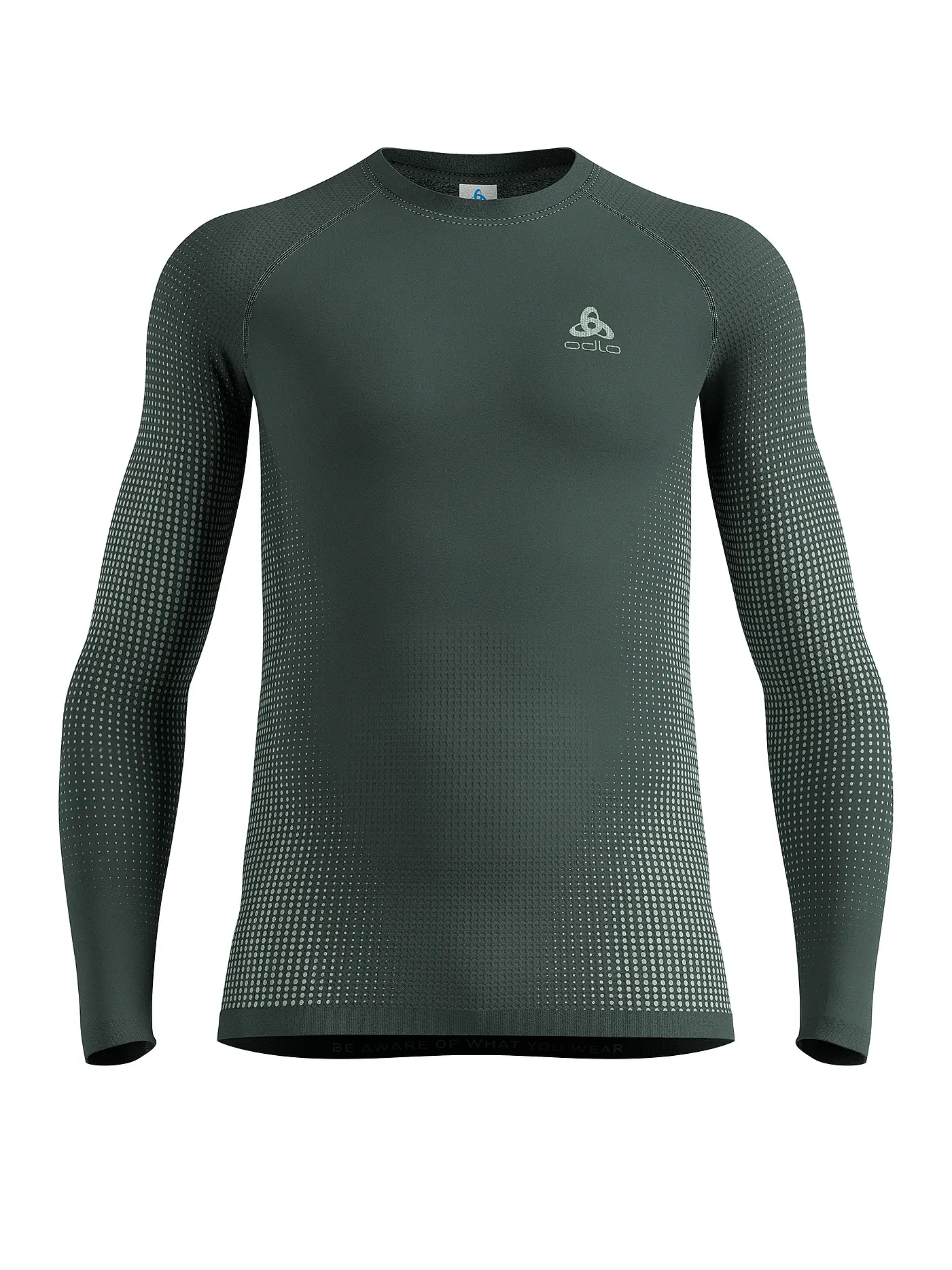 ODLO | Herren Funktionsshirt WARM ECO Baselayer | grau