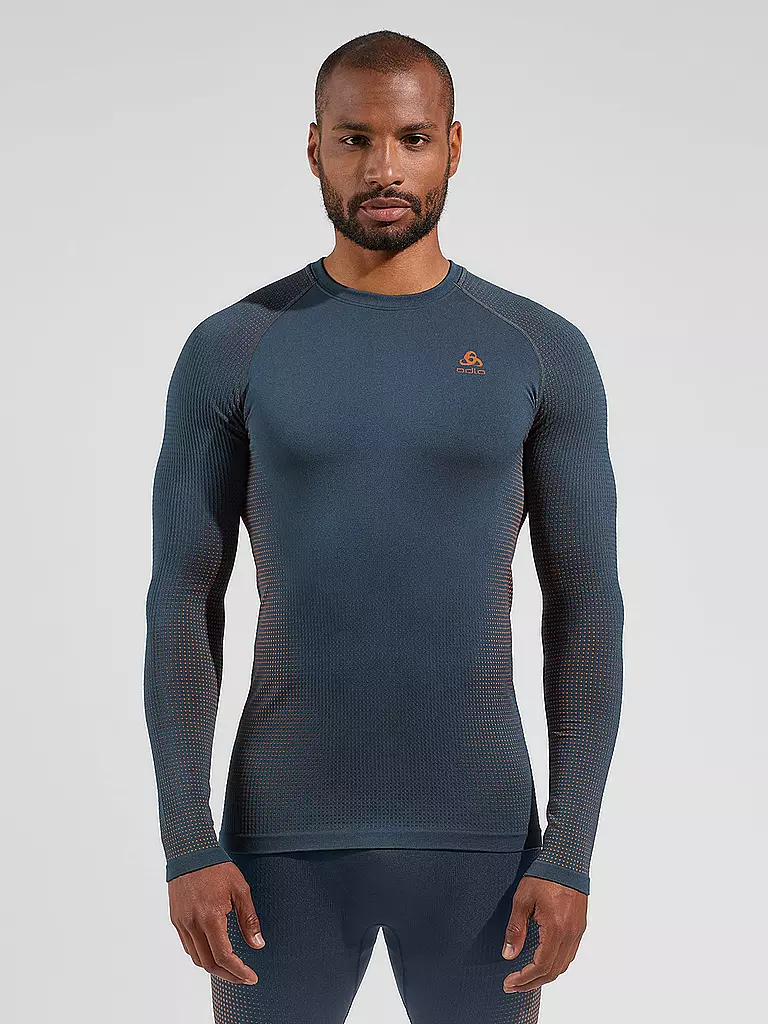 ODLO | Herren Funktionsshirt WARM ECO Baselayer | dunkelblau