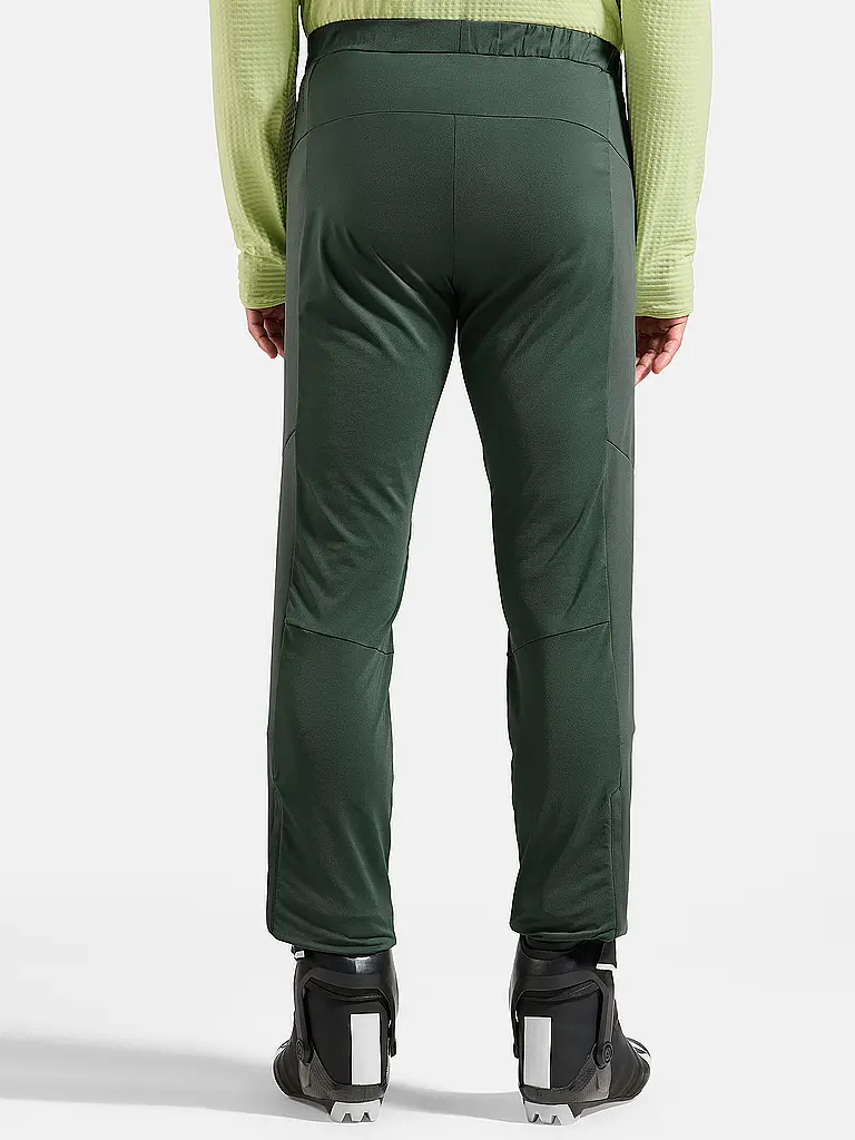 ODLO | Herren Langlaufhose Essential Warm | dunkelgrün