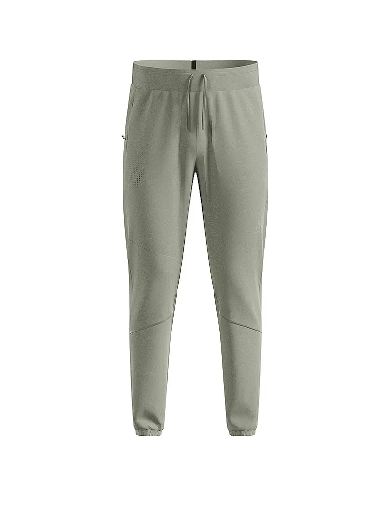 ODLO | Herren Langlaufhose Zeroweight Pro Windproof Warm | olive