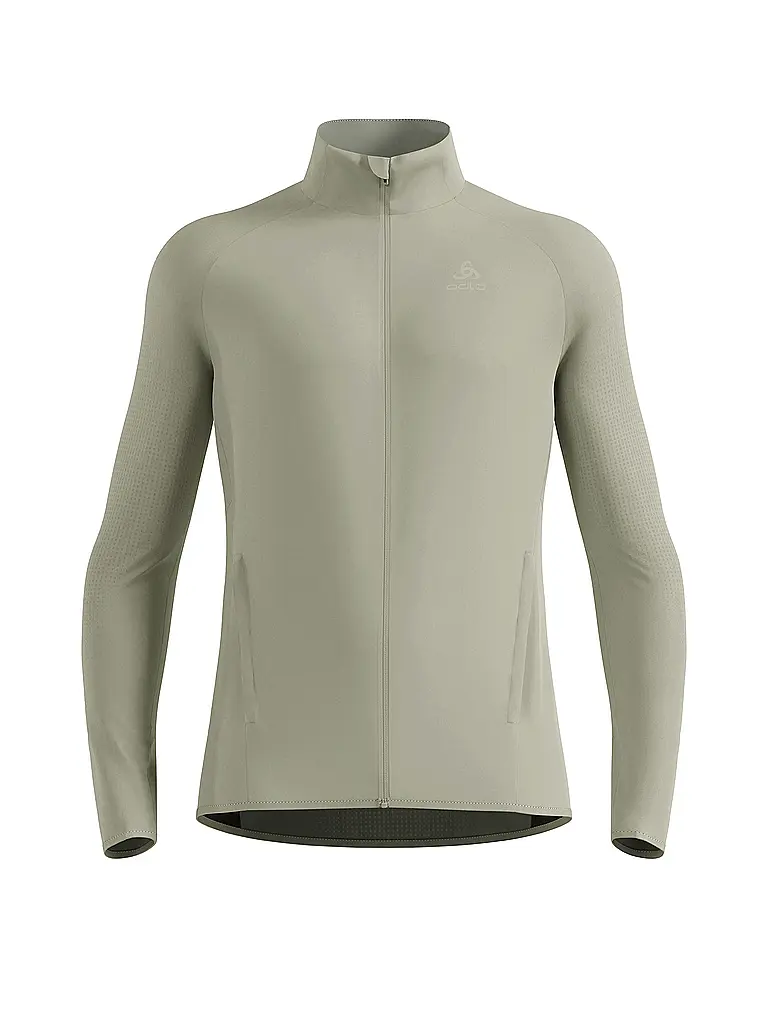 ODLO | Herren Laufjacke Zeroweight Warm Hybrid | olive