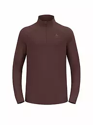 ODLO | Herren Laufshirt Essentials Ceramiwarm | dunkelrot